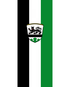 Flag: Pürgen |  portrait flag | 3.5m² | 38sqft | 300x120cm | 10x4ft 