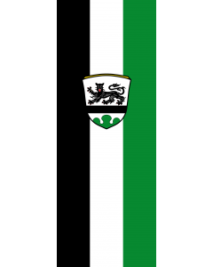 Vertical Hanging Swivel Crossbar Banner Flag: Pürgen |  portrait flag | 6m² | 64sqft | 400x150cm | 13x5ft 