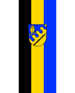 Flagge:  Unterdießen  |  Hochformat Fahne | 3.5m² | 300x120cm 
