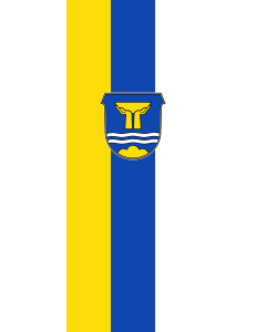 Bandera de Bandera vertical con potencia Bad Wiessee | bandera vertical | 3.5m² | 300x120cm