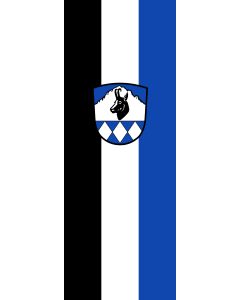 Bandera de  Bayrischzell |  bandera vertical | 6m² | 400x150cm 