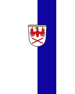 Bandera de Bandera vertical con potencia Hausham | bandera vertical | 3.5m² | 300x120cm