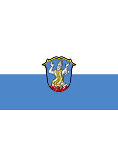 Bandera de  Irschenberg |  bandera horizontal | 1.35m² | 90x150cm 