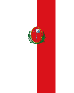 Bandera de Bandera vertical con potencia Miesbach, St | bandera vertical | 3.5m² | 300x120cm