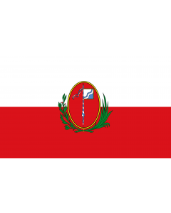 Flag: Miesbach, St |  landscape flag | 1.35m² | 14.5sqft | 90x150cm | 3x5ft 