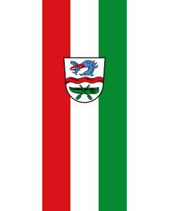 Vertical Hanging Swivel Crossbar Banner Flag: Rottach-Egern | portrait flag | 3.5m² | 38sqft | 300x120cm | 10x4ft