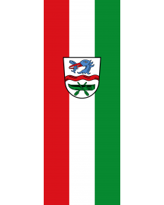 Vertical Hanging Swivel Crossbar Banner Flag: Rottach-Egern |  portrait flag | 6m² | 64sqft | 400x150cm | 13x5ft 