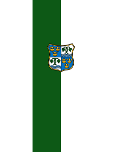 Bandera de Bandera vertical con potencia Tegernsee, St | bandera vertical | 6m² | 400x150cm