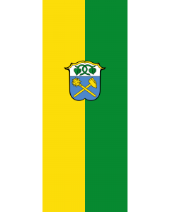 Flag: Waakirchen |  portrait flag | 3.5m² | 38sqft | 300x120cm | 10x4ft 