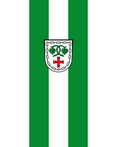 Flag: Warngau |  portrait flag | 3.5m² | 38sqft | 300x120cm | 10x4ft 