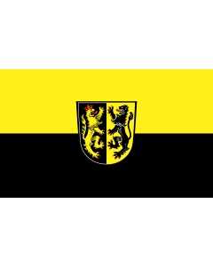 Flagge: Large Mühldorf a.Inn (Kreis)  |  Querformat Fahne | 1.35m² | 90x150cm 