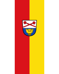 Bandera de Bandera vertical con potencia Ampfing | bandera vertical | 3.5m² | 300x120cm