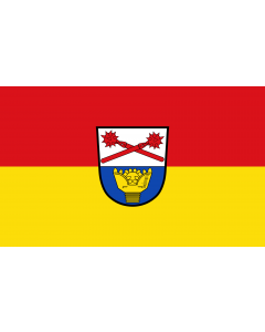 Flag: Ampfing |  landscape flag | 1.35m² | 14.5sqft | 90x150cm | 3x5ft 