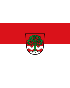 Tisch-Fahne / Tisch-Flagge: Buchbach, M 15x25cm