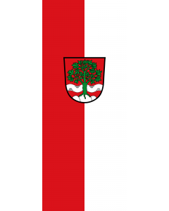 Vertical Hanging Swivel Crossbar Banner Flag: Buchbach, M |  portrait flag | 3.5m² | 38sqft | 300x120cm | 10x4ft 
