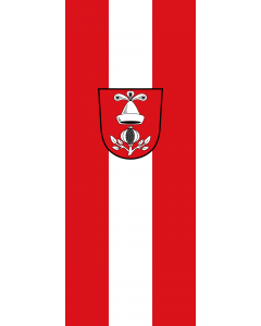 Flag: Egglkofen |  portrait flag | 3.5m² | 38sqft | 300x120cm | 10x4ft 