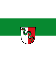 Tisch-Fahne / Tisch-Flagge: Gars a.Inn, M 15x25cm