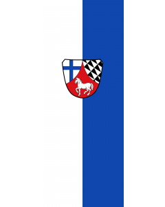 Flag: Kirchdorf |  portrait flag | 3.5m² | 38sqft | 300x120cm | 10x4ft 