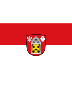 Bandera de  Lohkirchen |  bandera horizontal | 1.35m² | 90x150cm 