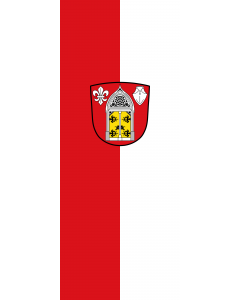 Flag: Lohkirchen |  portrait flag | 3.5m² | 38sqft | 300x120cm | 10x4ft 