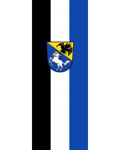 Vertical Hanging Swivel Crossbar Banner Flag: Maitenbeth |  portrait flag | 6m² | 64sqft | 400x150cm | 13x5ft 