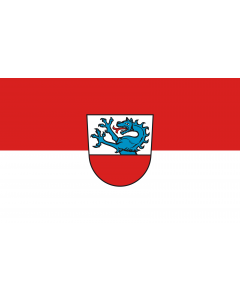 Flag: Neumarkt-Sankt Veit, St |  landscape flag | 1.35m² | 14.5sqft | 90x150cm | 3x5ft 