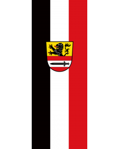 Vertical Hanging Swivel Crossbar Banner Flag: Niedertaufkirchen |  portrait flag | 6m² | 64sqft | 400x150cm | 13x5ft 