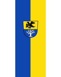 Bandera de  Oberbergkirchen |  bandera vertical | 3.5m² | 300x120cm 