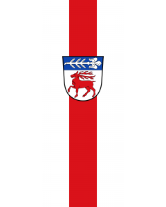 Vertical Hanging Beam Flag: Polling |  portrait flag | 3.5m² | 38sqft | 300x120cm | 10x4ft 