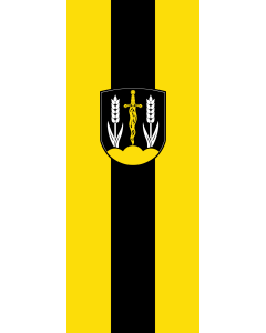 Vertical Hanging Swivel Crossbar Banner Flag: Schönberg |  portrait flag | 3.5m² | 38sqft | 300x120cm | 10x4ft 