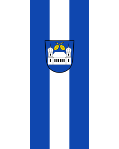 Flag: Schwindegg |  portrait flag | 3.5m² | 38sqft | 300x120cm | 10x4ft 