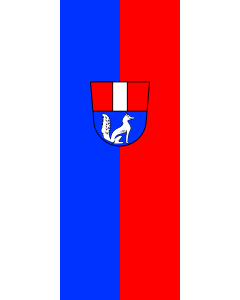 Flagge:  Taufkirchen  |  Hochformat Fahne | 3.5m² | 300x120cm 