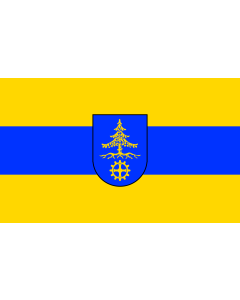 Flagge: Large Waldkraiburg, St  |  Querformat Fahne | 1.35m² | 90x150cm 