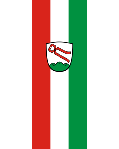 Flag: Zangberg | portrait flag | 6m² | 64sqft | 400x150cm | 13x5ft