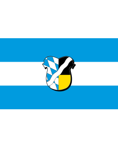 Tisch-Fahne / Tisch-Flagge: München (Kreis) 15x25cm