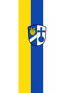 Vertical Hanging Beam Flag: Feldkirchen |  portrait flag | 3.5m² | 38sqft | 300x120cm | 10x4ft 