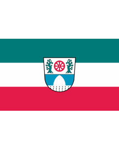 Flag: Garching b.München, St |  landscape flag | 1.35m² | 14.5sqft | 90x150cm | 3x5ft 