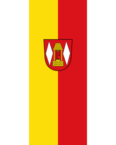 Flagge:  Grasbrunn  |  Hochformat Fahne | 3.5m² | 300x120cm 