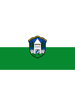 Tisch-Fahne / Tisch-Flagge: Grünwald 15x25cm