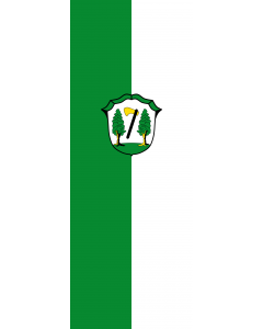 Vertical Hanging Swivel Crossbar Banner Flag: Haar |  portrait flag | 6m² | 64sqft | 400x150cm | 13x5ft 