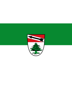Flag: Höhenkirchen-Siegertsbrunn |  landscape flag | 1.35m² | 14.5sqft | 90x150cm | 3x5ft 
