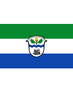 Flag: Hohenbrunn |  landscape flag | 1.35m² | 14.5sqft | 90x150cm | 3x5ft 