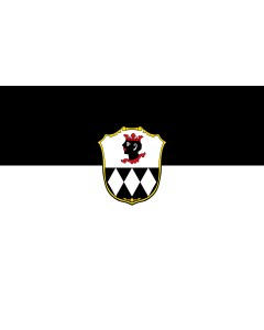 Tisch-Fahne / Tisch-Flagge: Ismaning 15x25cm
