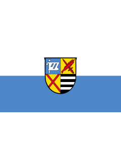 Flag: Kirchheim b.München |  landscape flag | 1.35m² | 14.5sqft | 90x150cm | 3x5ft 