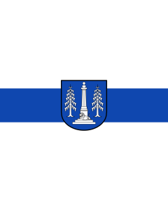 Tisch-Fahne / Tisch-Flagge: Ottobrunn 15x25cm