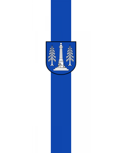Flag: Ottobrunn |  portrait flag | 3.5m² | 38sqft | 300x120cm | 10x4ft 