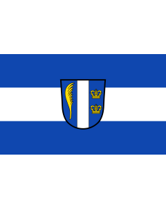 Tisch-Fahne / Tisch-Flagge: Aying 15x25cm