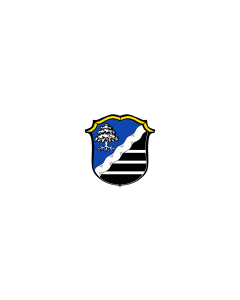 Flag: Pullach i.Isartal |  landscape flag | 1.35m² | 14.5sqft | 90x150cm | 3x5ft 