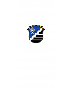 Flag: Pullach i.Isartal |  portrait flag | 3.5m² | 38sqft | 300x120cm | 10x4ft 