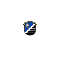 Vertical Hanging Swivel Crossbar Banner Flag: Pullach i.Isartal |  portrait flag | 6m² | 64sqft | 400x150cm | 13x5ft 